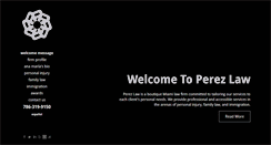 Desktop Screenshot of perezlawcenter.com